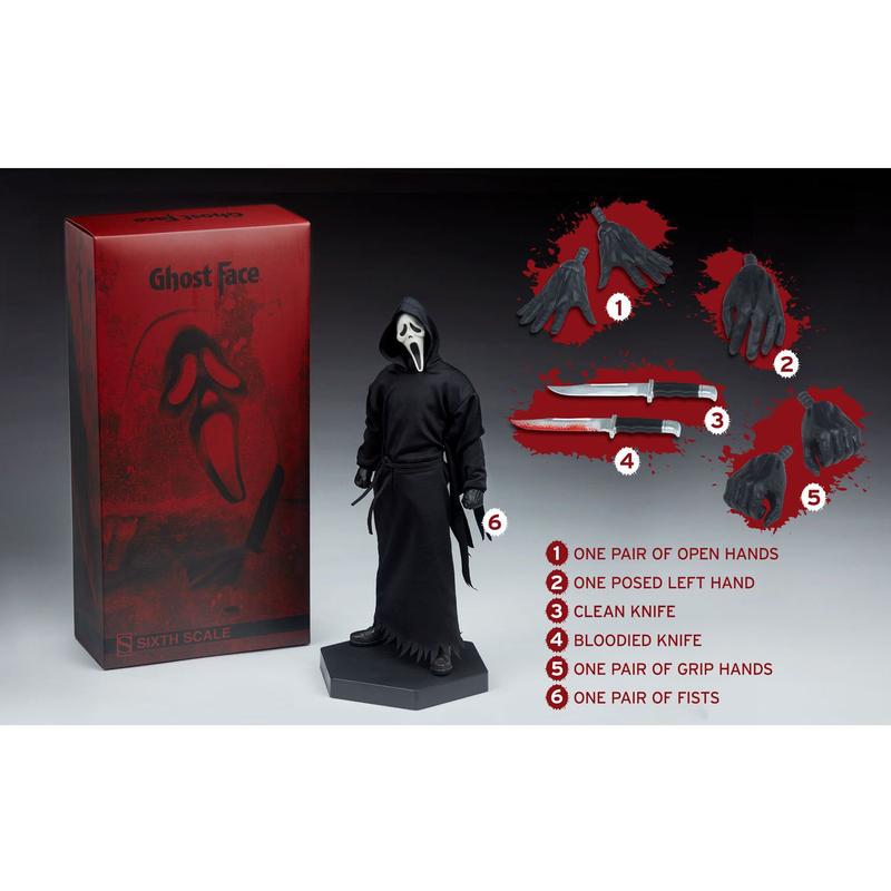 Figura ghost face - scream - sixth scale - sideshow - Neca